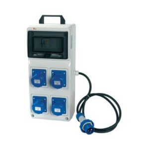 Quadro ASC con Spina 2P+T 16A 230V 4 Prese CEE 2P+T IP55